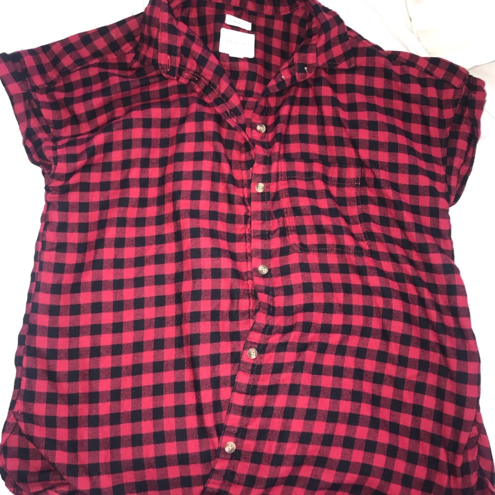 buffalo plaid button up